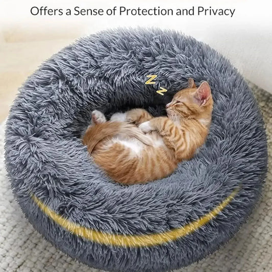 🐾 CozyNest™ Plüsch-Hundebett aus Cord – Waschbar, rutschfest ; super flauschig